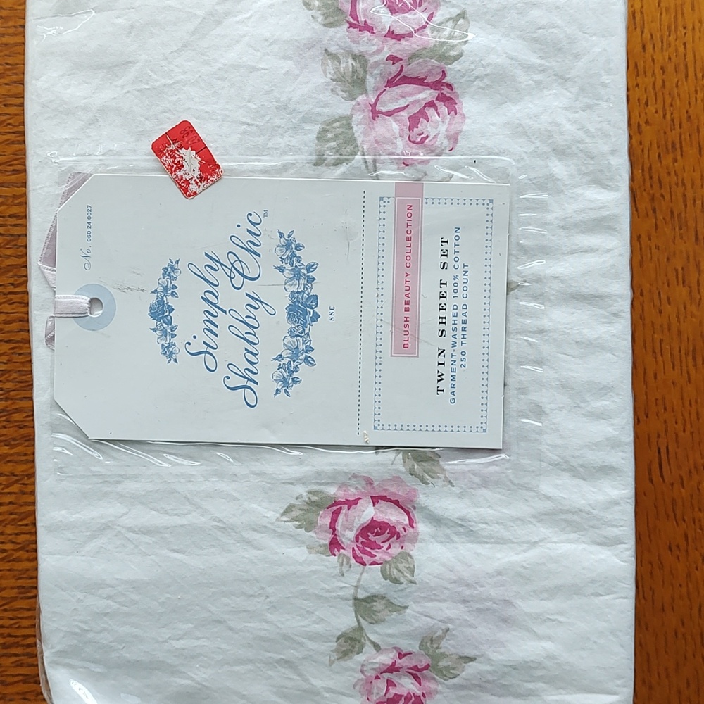Blush Beauty Collection..Simply Shabby chic twin set sheets